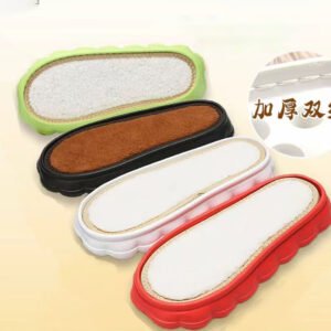 Adult Anti-Slip & Water-Resistant Hook-and-Loop Slipper Soles